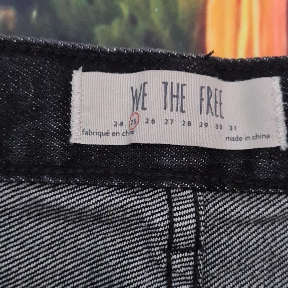 We‎ the Free Denim Mini Skirt Size 25 - Picture 3 of 5